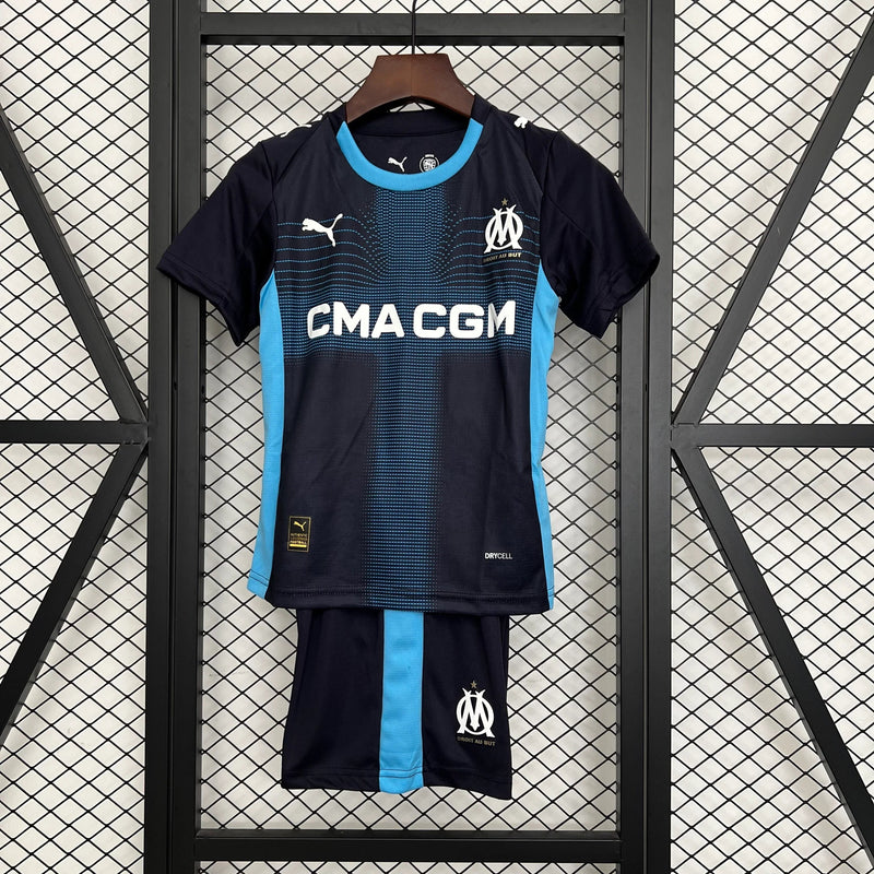 Kit enfant Marseille extérieur 2025-26