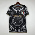 Maillot Italie saison 2023-2024 collab Versace noir