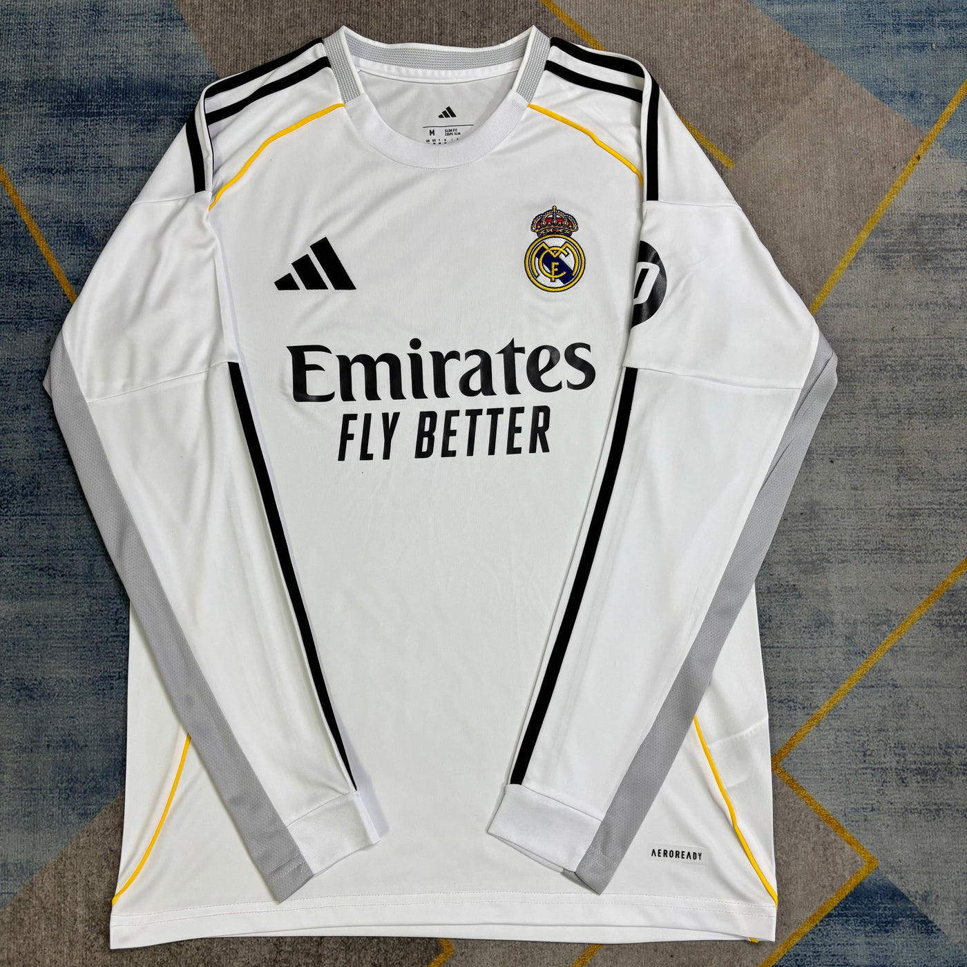 Maillot Réal Madrid Domicile Manches Longues 2025/26