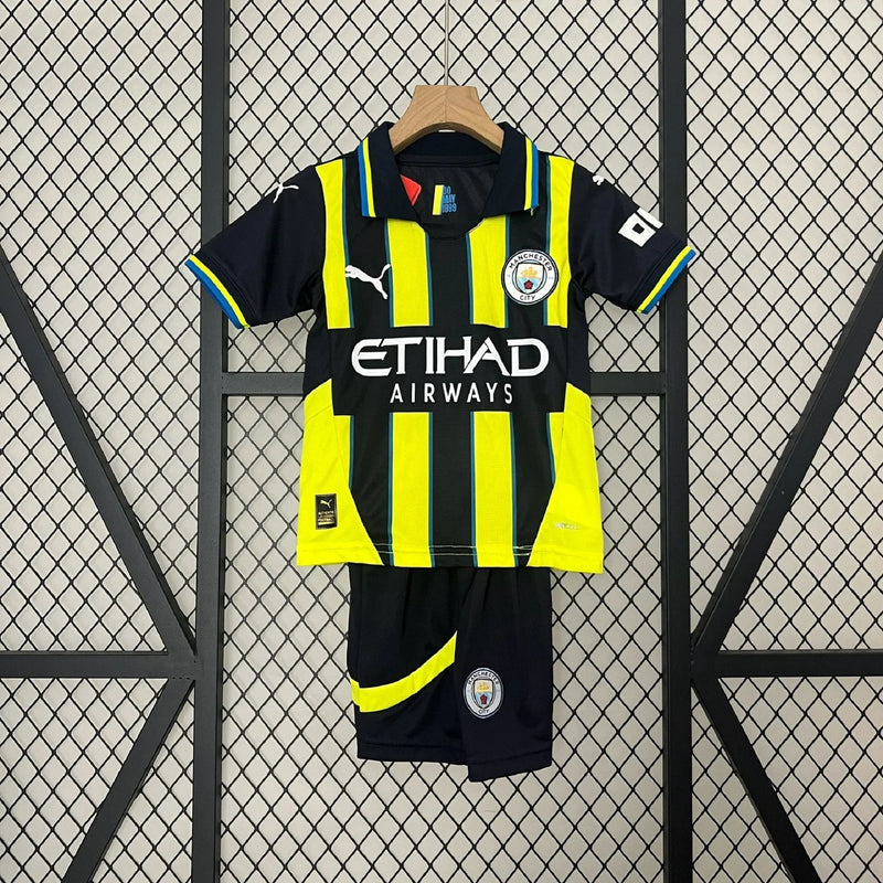 Kit Enfant Manchester City extérieur 2024-25
