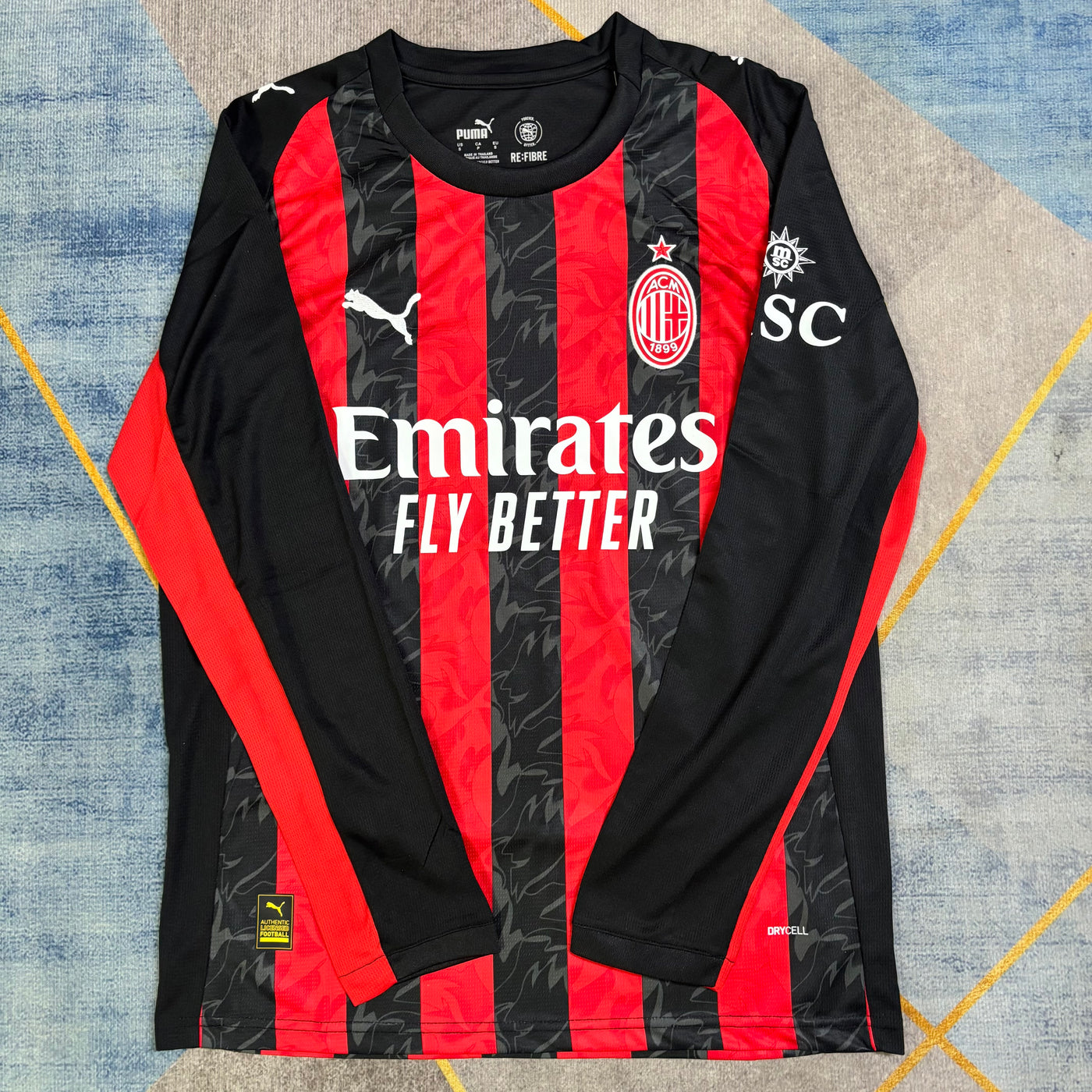 Maillot AC Milan Domicile Manches Longues 2025/26